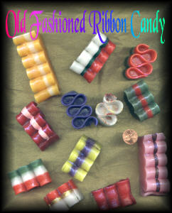 Old Fashioned Ribbon Candy, Peices 